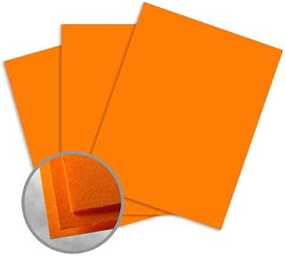 Astrobrights Cosmic Orange Paper - 8 1/2 x 11 in 60 lb Text Smooth 500 per Ream