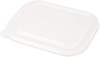 World Centric CTL-CS-3 100% Compostable Ingeo Fiber to Go Box Lids, for 8.8" x 6.8" Boxes (Pack of 400)