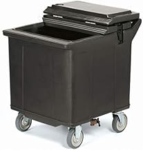 Carlisle IC225403 Black Cateraide 125 Pound Mobile Ice Caddy (1 Each)