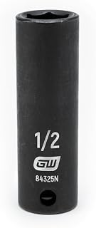 GEARWRENCH 3/8" Drive 6 Point Deep Impact SAE Socket 1/2" - 84325N