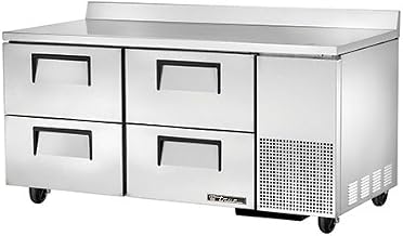 True TWT-67D-4 Worktop Refrigerator Solid Drawer Deep