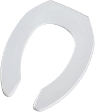 Bemis 1955CTBP 000 Toilet Seat, Elongated Open Front Plastic - White