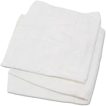 Woven Terry Rags, White, 15 X 17, 25 Lb Box, 170/carton