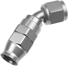 Redhorse Performance 1245-06-5 PTFE reusable Hose End (Clear), 1 Pack