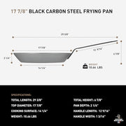Matfer 17 7/8" / Gray / Frying Pan Woks & Stir-Fry Pans