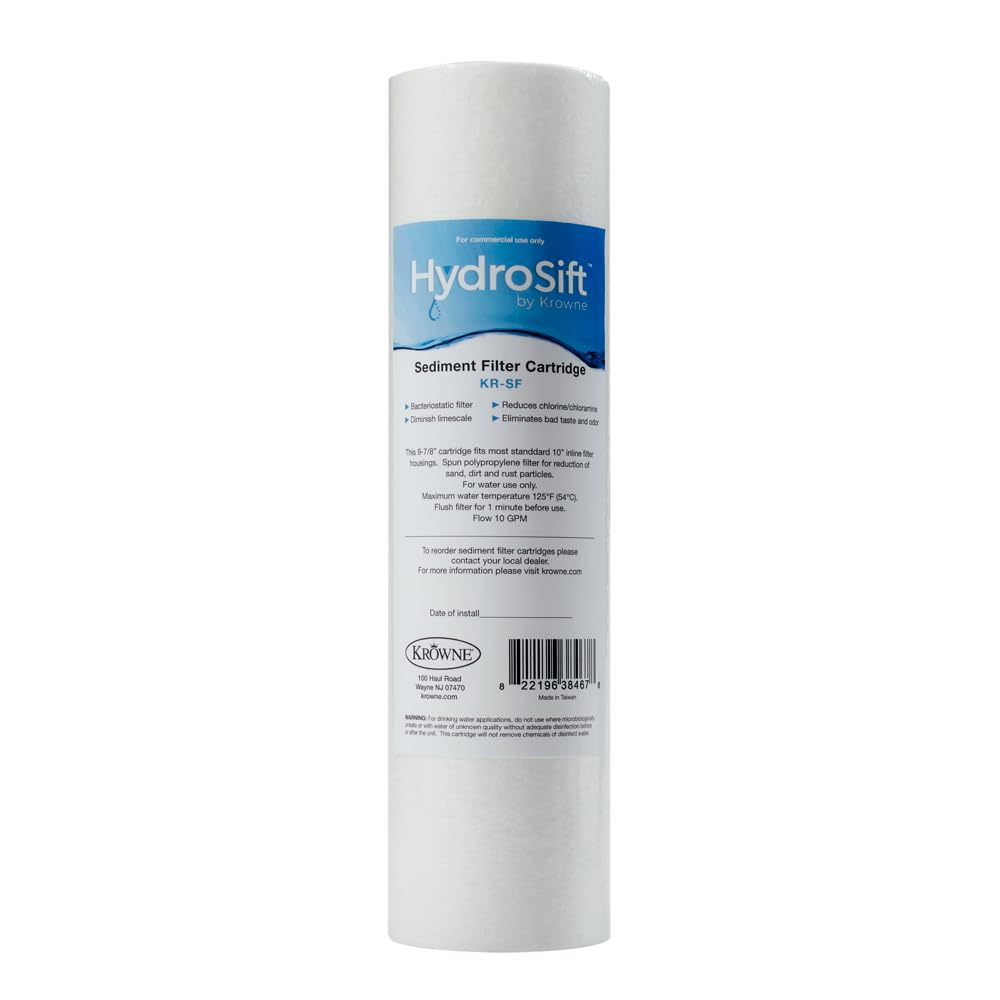 HydroSift Sediment Filter Cartridge for Water Filters by Krowne – Mesh, Model KR-SF