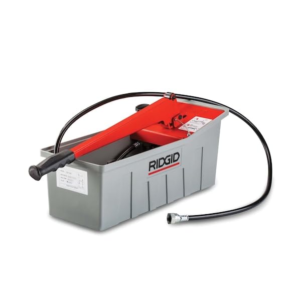 1450 Pressure Test Pump by RIDGID – Large, steel, Gray, Model 50557