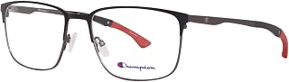 Champion Chasex C01 Titanium Eyeglasses Men's Matte Black/Gunmetal Full Rim 59mm