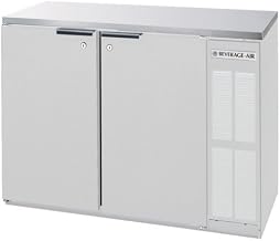 Beverage Air BB48YF-1-S Standard Depth Back Bar Cooler in Stainless Steel