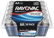Rayovac Alkaline AA Batteries, 815-30F, 30-Pack with Recloseable Lid Size: AA UnitCount: 30, Model: RVC81530F, Electronic Store
