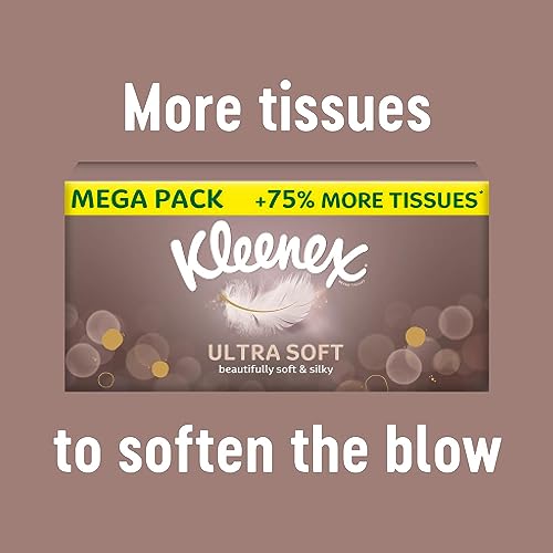Kleenex White / 1 Count (Pack of 50) / 100 Tissues Box Tissues