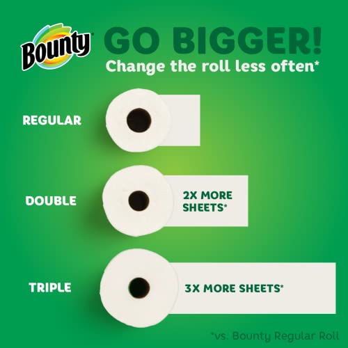 Bounty White / 1 / 113 Sheets per Roll (Pack of 2 Rolls) Paper Towels