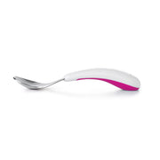 Training Fork & Spoon Set- Pink by OXO Tot – 2 Piece Set, Stainless Steel, Pink, Model 6124100T1UK