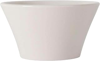 Tuxton Columbia Eggshell 13-Ounce Bowl, Case of 24, White; Scratch Resistant; Chip Resistant; Lead & Cadmium Free; Dishwasher, Microwave, Oven Safe