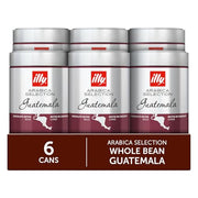 illy Guatemala Single Origin Dark Roast / 8.8 Ounce (Pack of 6) / Silver Roasted Coffee Beans