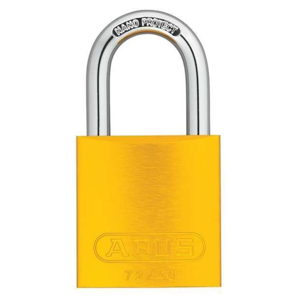 ABUS Yellow / 1.5-Inch / Industrial Keyed Padlocks