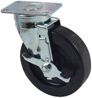 Kason - 6C525001HDPTLB - Duraglide 5 in Swivel Plate Caster with Brake