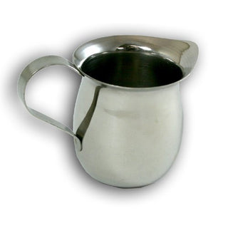 Browne 5 oz Stainless Steel Bell Shaped Pitcher by Browne Foodservice – 5 Ounces, Stainless Steel, Silver, Model SH271