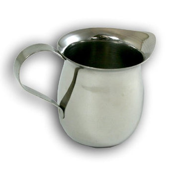 Browne 5 oz Stainless Steel Bell Shaped Pitcher by Browne Foodservice – 5 Ounces, Stainless Steel, Silver, Model SH271