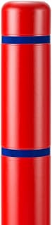 BollardGard 4" x 52" Bollard Cover - Innoplast (Red Blue Tape)