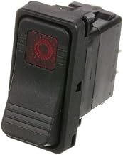 Marshall 50-1355 Switch Rocker Lighted Red 20 Amp/125V For Middleby Marshall Nu-Vu Oven 421732