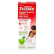 Tylenol Natural Apple Dye Free / 4 Ounce / Gold Acetaminophen