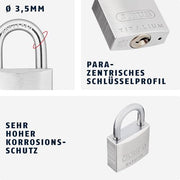 ABUS 1 / Multicolor / 20 mm Keyed Padlocks