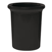 Silverware Cylinder Black Melamine - 4 7/10"Dia x 5 1/2"H by HUBERT – Melamine, Black, Model H0079-BLK