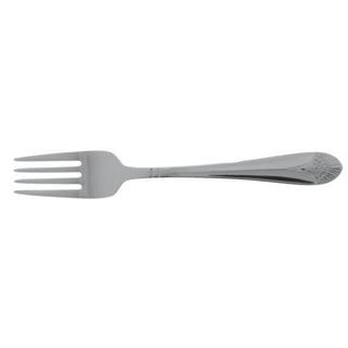 Peacock Salad Fork by Winco – 6.75", Stainless Steel, Silver, Pack of 12, Model 0031-06