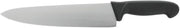 HUBERT Stainless Steel Cook's Knife with Black Polypropylene Handle - 10"L Blade
