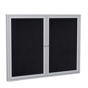 Ghent 36" x 60" / Black / Modern Bulletin Boards
