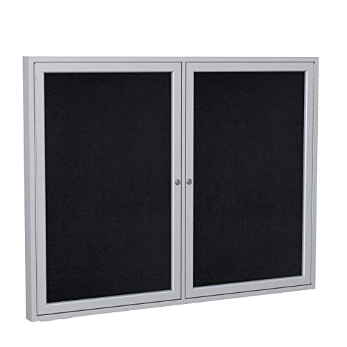 Ghent 36" x 60" / Black / Modern Bulletin Boards
