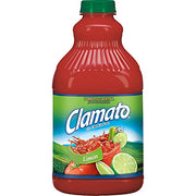 Clamato Lime / 64 Fl Oz (Pack of 8) / Limon Vegetable Juice