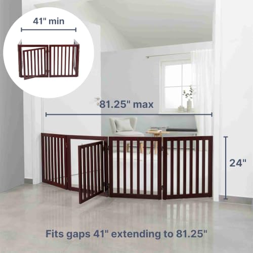 TRIXIE Brown / Max Width 81" / Classic Door & Stair Gates