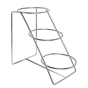 3-Tier Wire Bowl Holder - Chrome by HUBERT – Wire, Silver, Model 62629