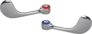 BK Resources Replacement Commercial Kitchen Sink Hot/Cold Faucet Wrist Blade Handles, Heavy Duty Food Service Kitchen Faucet Handles