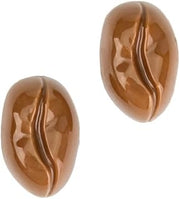 Martellato MA1075 Clear Polycarbonate Chocolate Mold with 24 Large-Coffee-Bean Cavities 25mm x 38mm x 14mm High
