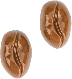 Martellato MA1075 Clear Polycarbonate Chocolate Mold with 24 Large-Coffee-Bean Cavities 25mm x 38mm x 14mm High