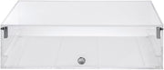 HUBERT Self-Serve Pastry Case Single Clear Acrylic - 21 1/8" W x 13 11/16" D x 6 1/3" H