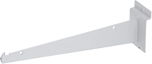 Slatwall Shelf Bracket 10" White