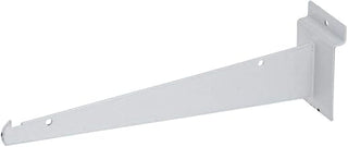Slatwall Shelf Bracket 10" White