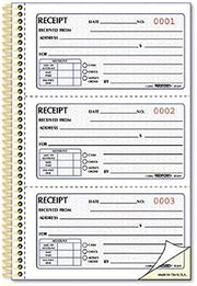 Rediform RED8L829 Money Receipt Book
