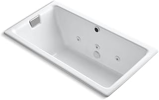 Kohler K-856-JHN-0 Tea-for-Two Bathtub, White