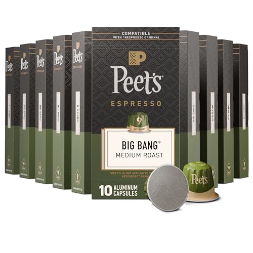 Peet's Coffee Big Bang / 10 Count (Pack of 10) / 10 Single-Serve Capsules & Pods