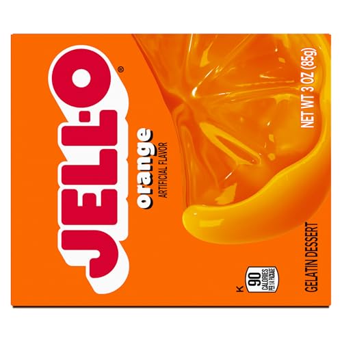 Jell-O Orange / 3 Ounce (Pack of 1) / 1 Gelatin
