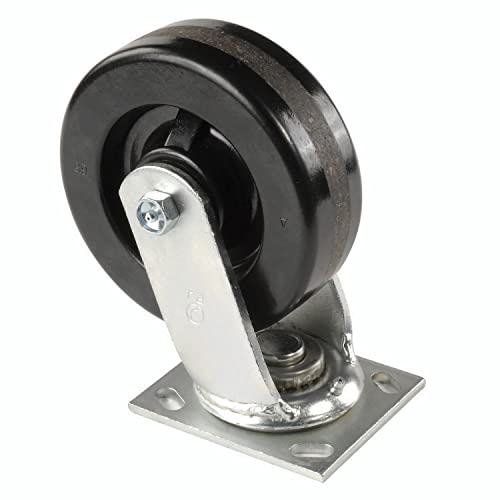 6" Plastic Wheel by Casters, Wheels & Industrial Handling – 8"L x 2"W x 7.5"H, Plastic, Model CW4-620S-PHRB