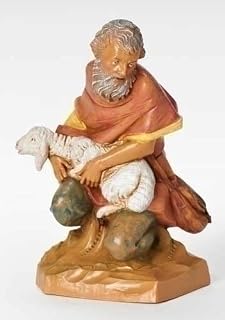 Fontanini by Roman, Jeremiah the Shepherd, 7.5" Collection, Nativity Figure, Made in Italy