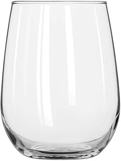 Libbey 221 Stemless 17 Ounce White Wine Glass - 12 / CS