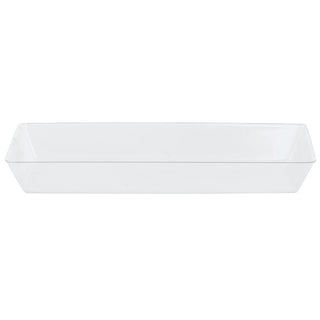Basket Liner Rectangular Clear PET - 15"L x 8"W x 1-7/8"H by HUBERT – 15 x 8 x 1.875 inches, Plastic, Clear, Model LINER-97513