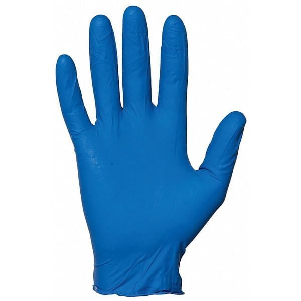 Glove TOUCHNTUFF 92-675 Nitrile SZ M 100PK by Ansell – Medium, Nitrile, Blue, Model 565717
